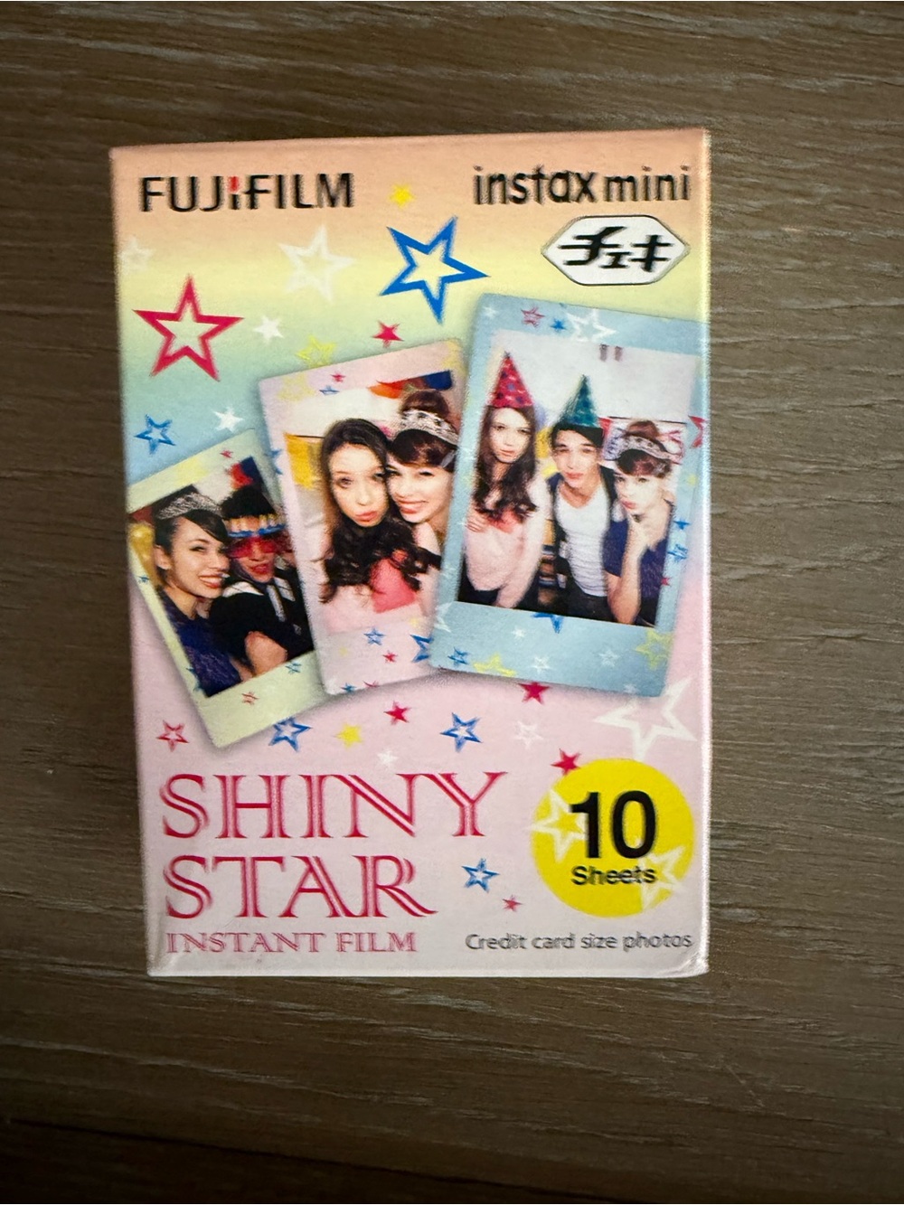 Fujifilm Instax Mini Shiny Star Film 10 Sheets Unopened Discontinued